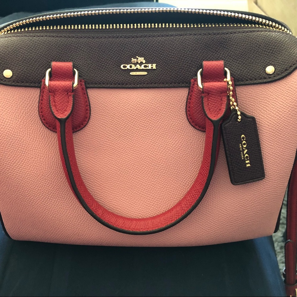 Coach Leather Mini Satchel